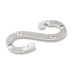 Rack Plating Brass Micro Pave Cubic Zirconia Pendants&nbsp;KK-L224-067P