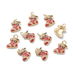 Brass Micro Pave Clear Grade AAA Cubic Zirconia Pendants&nbsp;ZIRC-Z008-14G