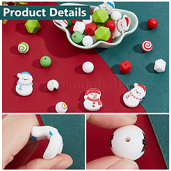 38Pcs 13 Styles Food Grade Eco-Friendly Silicone Beads&nbsp;FIND-PH0022-45