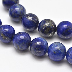 Natural Lapis Lazuli Round Bead Strands&nbsp;X-G-E262-01-8mm