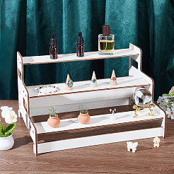 3-Tiers Wood Semicircle Dessert Display Risers&nbsp;ODIS-WH0030-183B