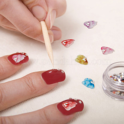 24Pcs 6 Colors Resin Rhinestone Cabochons&nbsp;MRMJ-HY0002-50