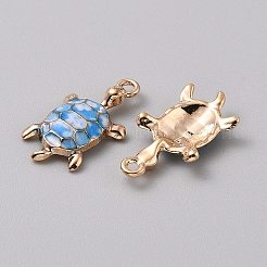 Alloy Enamel Pendants&nbsp;FIND-CJC0027-01G-05