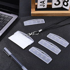 5Pcs Plastic ID Card Holder&nbsp;OFST-CP0001-17