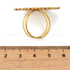 304 Stainless Steel Cuff Open Rings for Women&nbsp;SA-CBAF040-08G