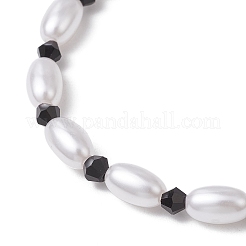 ABS Plastic Imitation Pearl Beaded Stretch Bracelets&nbsp;BJEW-JB11908