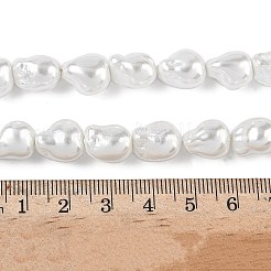 Electroplated Glass Beads Strands&nbsp;GLAA-Z013-01C-03