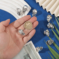 12Pcs Skull Alloy Lapel Pin Backs for Men's Suit&nbsp;JEWB-PH0001-91
