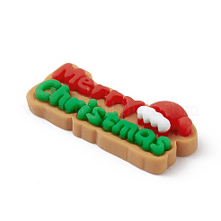 Christmas Theme Opaque Resin Cabochons&nbsp;CRES-M013-01