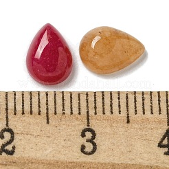 Dyed Natural White Jade Cabochons&nbsp;G-Q173-02B-11