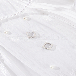 1 Pair Brass Hoop Earrings&nbsp;EJEW-LP0007-090P