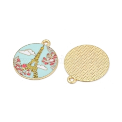 Alloy Enamel Pendants&nbsp;ENAM-V001-02E-G