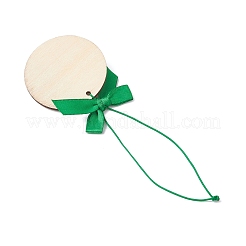 Christmas Wreath Wood Pendant Decoration&nbsp;HJEW-JM04282