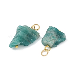 Raw Rough Natural Amazonite Pendants&nbsp;PALLOY-JF05880