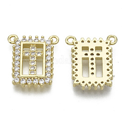 Brass Micro Pave Cubic Zirconia Pendants&nbsp;ZIRC-S061-195G-NF