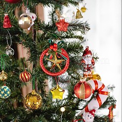 100Pcs Plastic Lanyard for Christmas Tree Decorations&nbsp;FIND-YW0007-81A