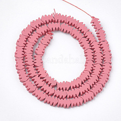 Spray Painted Non-magnetic Synthetic Hematite Beads Strands&nbsp;G-T116-13-12