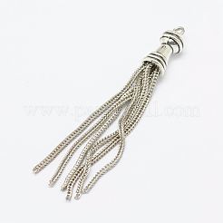 Brass Chain Tassel Pendants&nbsp;X-KK-K159-05