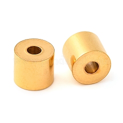 Rack Plating Brass Beads&nbsp;KK-H486-01G