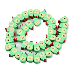 Handmade Polymer Clay Beads Strands&nbsp;CLAY-N008-069-B01