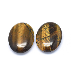 Natural Tiger Eye Oval Palm Stone&nbsp;G-P415-52