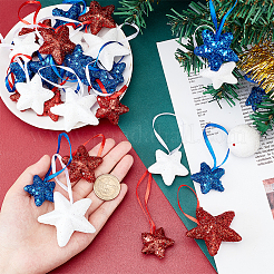 12Pcs Foam Pendant Decorations for Christmas Tree&nbsp;FIND-WH0126-153