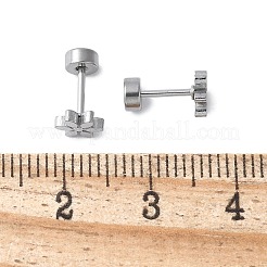 304 Stainless Steel Stud Earrings for Women&nbsp;EJEW-E603-05F-P