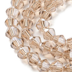 Transparent Electroplate Glass Beads Strands&nbsp;LS-EGLA-A039-T4mm-A12