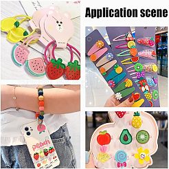 44Pcs 11 Style Opaque Resin Cabochons&nbsp;CRES-FH0001-07