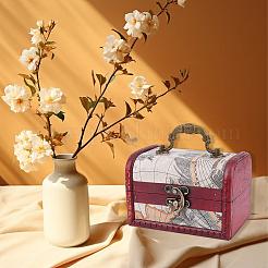 Vintage Wooden Jewelry Boxes&nbsp;AJEW-CL0005-45A