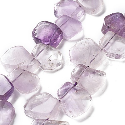 Natural Amethyst Beads Strands&nbsp;G-P528-K03-01-1