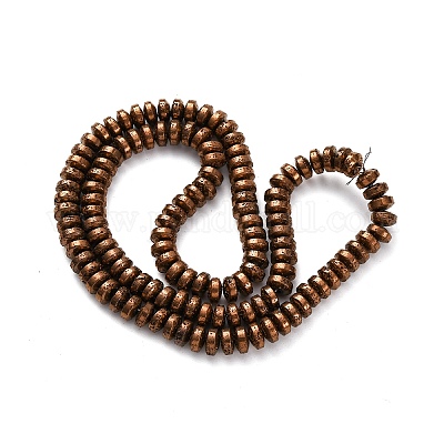 Electroplated Natural Lava Rock Beads Strands&nbsp;G-A256-E01-01D-1