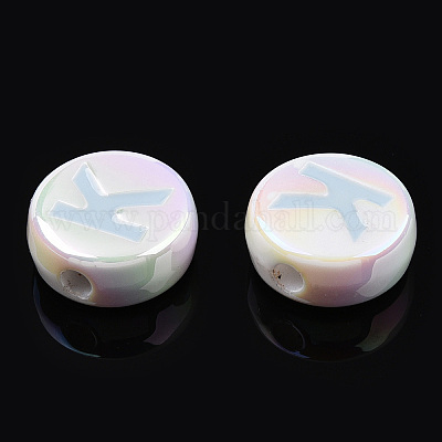UV Plating Enamel Acrylic Beads&nbsp;PACR-N015-01D-1