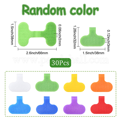 30Pcs Nylon Hook and Loop Cable Labels&nbsp;FIND-SP0004-89C-1