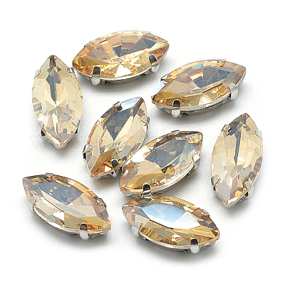 Sew on Rhinestone&nbsp;RGLA-T034-4x8mm-09-1