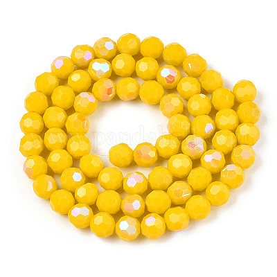 Opaque Glass Beads Strands&nbsp;EGLA-A035-P8mm-L04-1