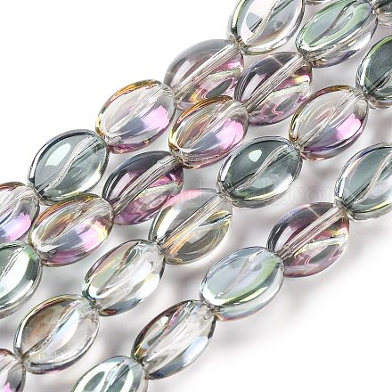 Electroplate Glass Beads Strands&nbsp;EGLA-B005-01A-FR04-1