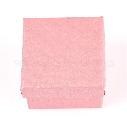 Square Cardboard Ring Boxes LS-X1-CBOX-S020-02-1