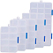 Organizer Storage Plastic Boxes, Rectangle, White, 23x16x13cm