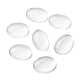 Transparent Oval Glass Cabochons&nbsp;X-GGLA-R022-14x10-4