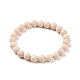 Natural Fossil Bead Stretch Bracelets&nbsp;BJEW-K212-B-015-1