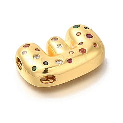Brass Cubic Zirconia Pendants&nbsp;KK-M295-13G-E