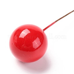 Foam Artificial Christmas Berries with Branch&nbsp;DIY-B019-01B