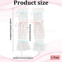Acrylic Fibers Lace Leg Sleeves&nbsp;AJEW-WH20042-66