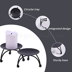 Iron Candle Holder&nbsp;AJEW-WH0077-166
