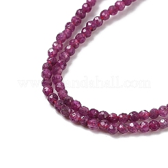 Natural Ruby Beads Strands&nbsp;X-G-K366-C09-2mm