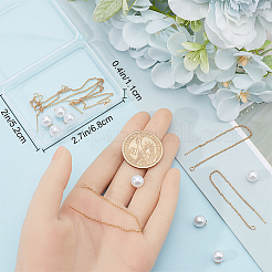 5 Pairs Rack Plating Brass Stud Earring Findings&nbsp;DIY-BBC0001-89