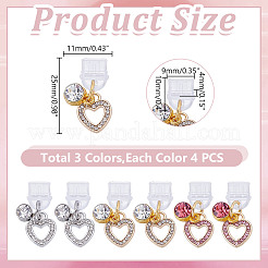 12Pcs 3 Colors Plastic Mobile Dustproof Plugs&nbsp;HJEW-HY00089