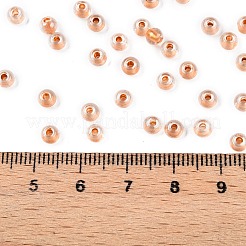 6/0 Transparent Inside Colours Glass Seed Round Beads&nbsp;SEED-N006-004I