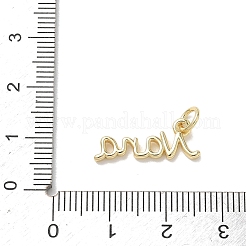 Brass Pendants&nbsp;KK-E796-04E-G
